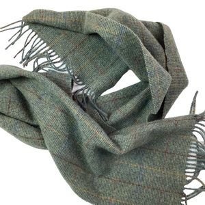 Mackintosh Scotland Wool Plaid Scarf Unisex